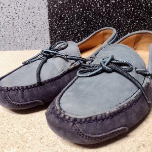 Cole Haan Blue Suede Moccasin